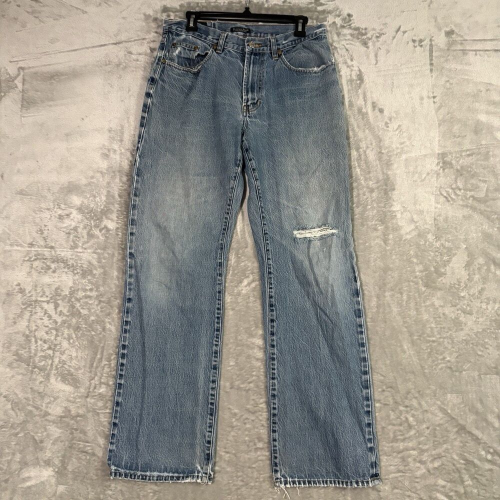 Vintage Tommy Hilfiger Selvedge Denim Japanese Looms 33x34 Light Wash 2004 Retro